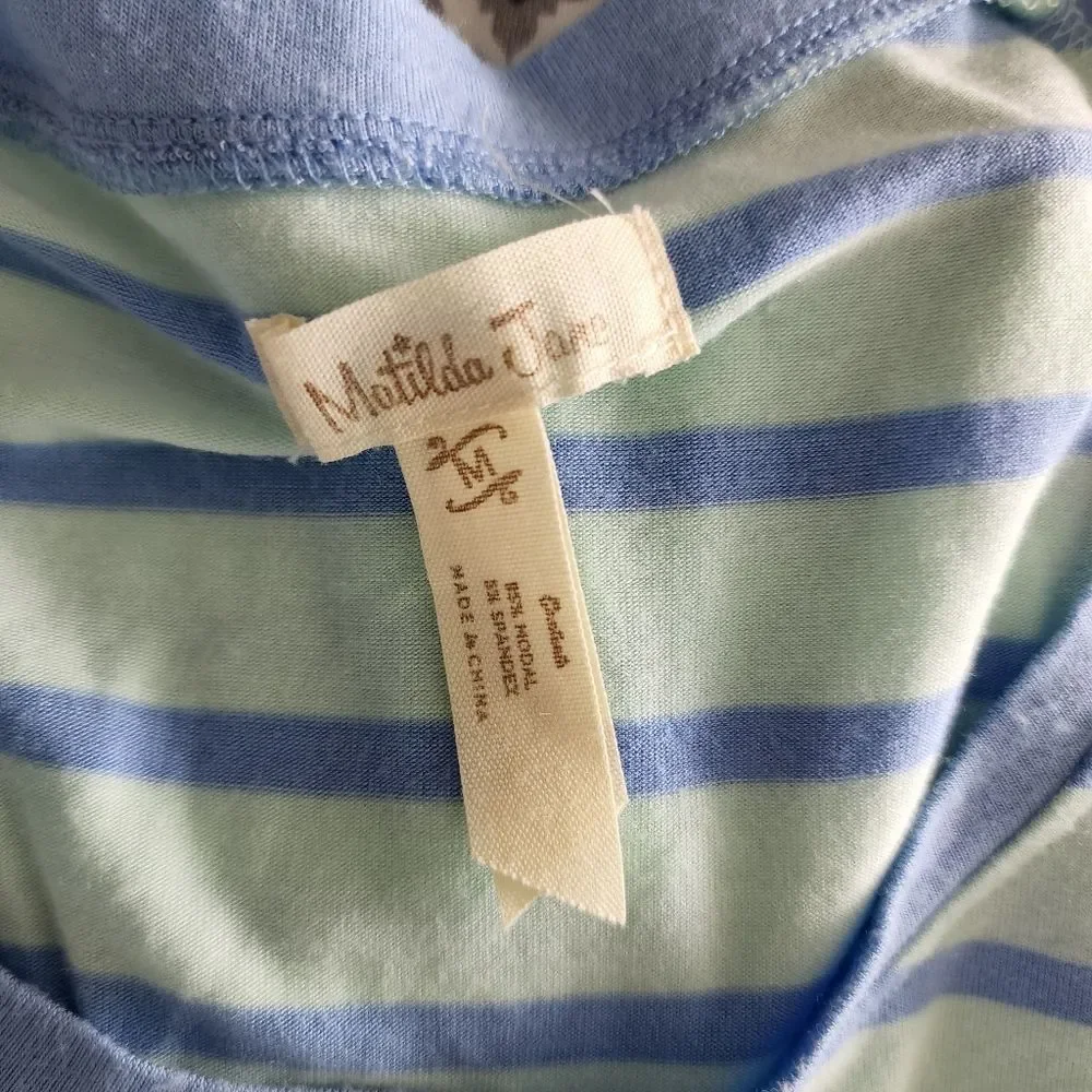 Matilda jane NWOT 3/ sleeve print stripes blouse bundle - Picture 12 of 16